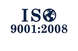ISO 9001:2008 certified